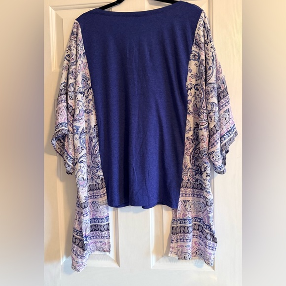 FOR vintageph Custom Upcycled Jennifer Lopez Tee Kimono Sleeves OOAK OSFM - Picture 2 of 4